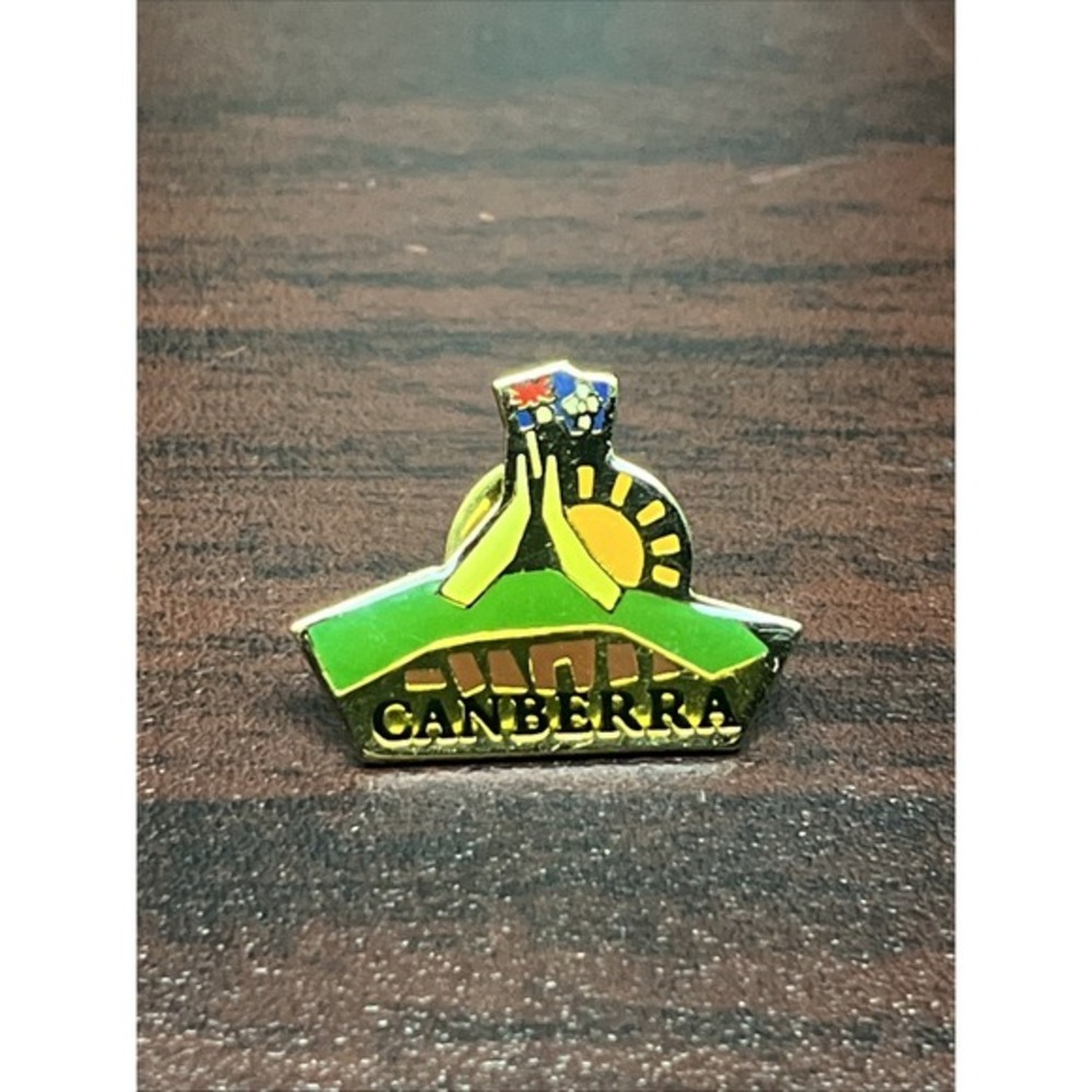 Canberra‎ Australia Tent Sunrise Lapel Hat Pin